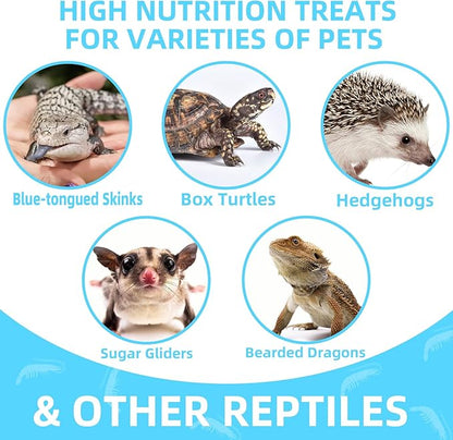 3.5 Oz Freeze Dried River Shrimp Turtle Food, Shrimp for Turtle, Nutrient Rich Treat for Reptiles, Sugar Gliders, Hedgehogs, Tropical Fish