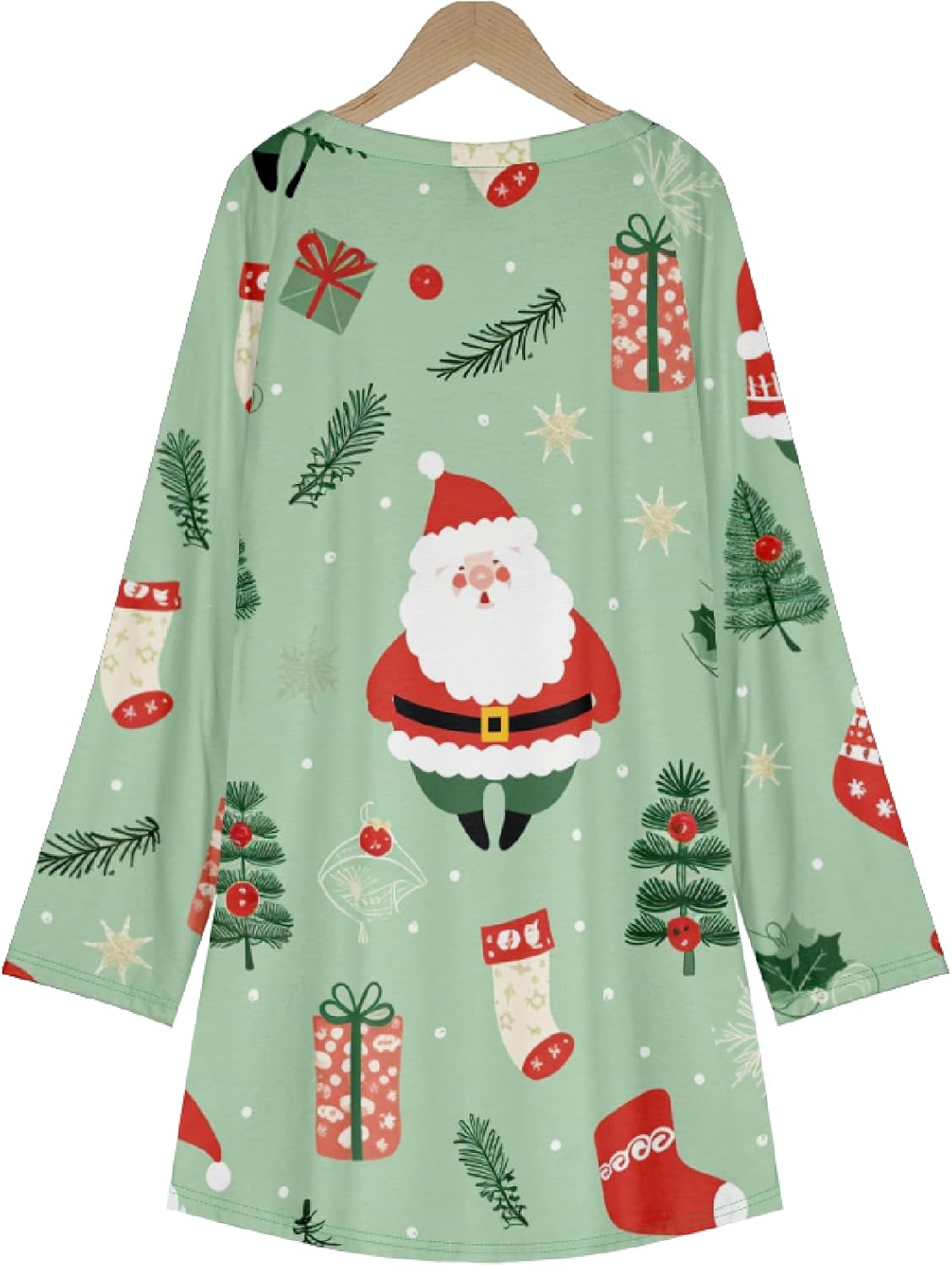 MARSVOVO Women Novelty Graphic Plus Size Sweater Crewneck Long Sleeve Cute Printed Loose Fit Casual Fall Sweaters Top