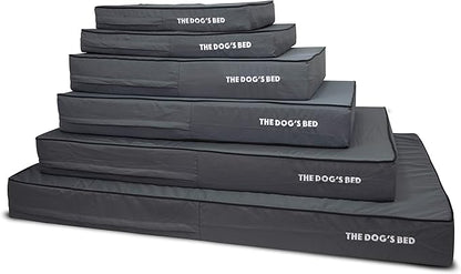The Dog’s Bed Orthopedic Memory Foam Dog Bed, XXL Grey & Black, Waterproof, Supportive Dog Bed with Replaceable Covers