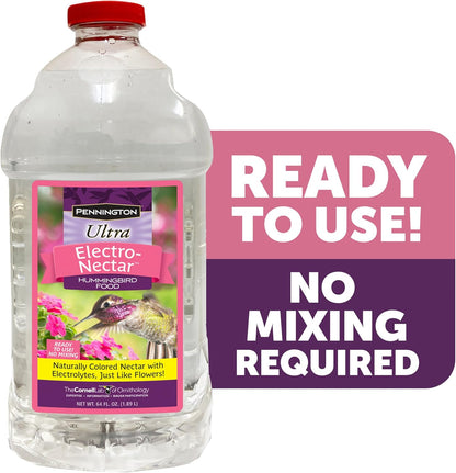 Pennington 100543828 ElectroNectar Hummingbird Food Ready to Use, Clear