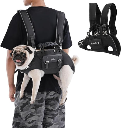 Dog Backpack Carrier for Dogs,Dog Lift Harness,Adjustable Padded Breathable Straps for Dogs, Disabled, Joint Injuries, Arthritis,L