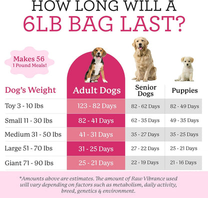 Dr. Harvey's Raw Vibrance Grain Free Dehydrated Foundation for Raw Diet Dog Food (6 Pounds)