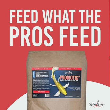 Blue Ridge Fish Food [50lb], Probiotic Plus 3/16" Floating Pellet, Koi and Goldfish
