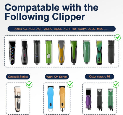 7FC Clipper Blades Pet Grooming Clipper Replacement Blades Detachable Blade Compatible with andis/wahl/Oster Dog Clippers