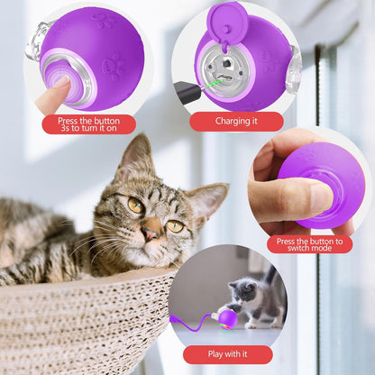Cat Toys for Indoor Cats - Interactive & Durable Chirping Bird Toys - Perfect for Kittens & Adult Cats - Motion Activated