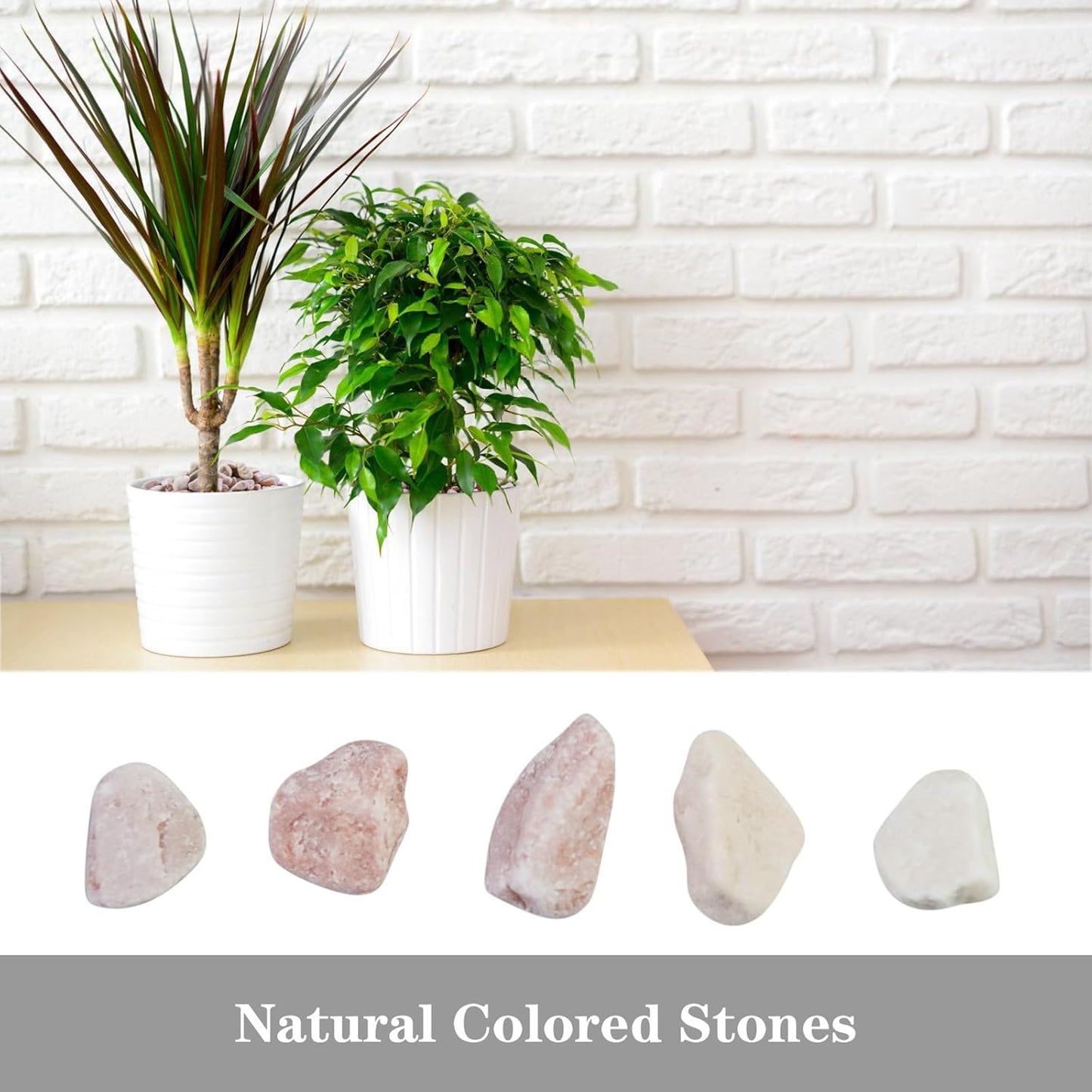 5lb Polished Pebbles Pea Silica Gravel River Rocks,Decorative Silica Gravel Ideal for Fish Tank, Vases, Succulents, Home Decor and Garden Landscaping, Peach Silica Gravel