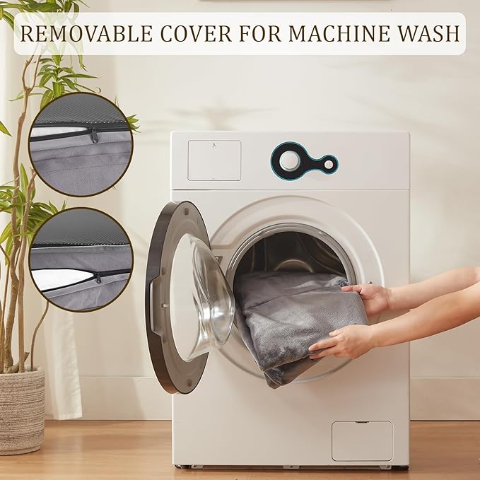 Bedfolks Orthopedic Dog Bed XL, Waterproof Dog Sofa Bed for Extra Large Dogs, Egg Foam Pet Couch Bed with Removable Washable Cover and Nonslip Bottom, Dark Grey