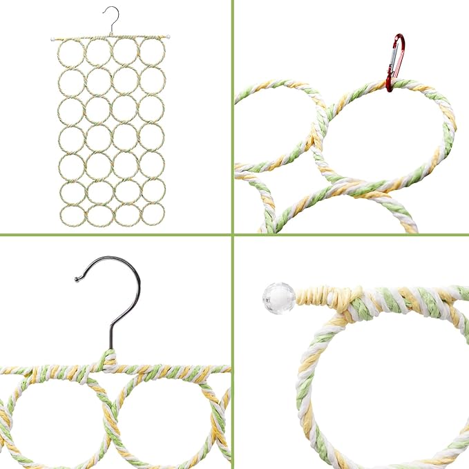 2 Pack Hanging Rat Rope Net, Bird Swing Toy, Parrot Climbing Ladder Bridge for Small Animal Cage Accessories