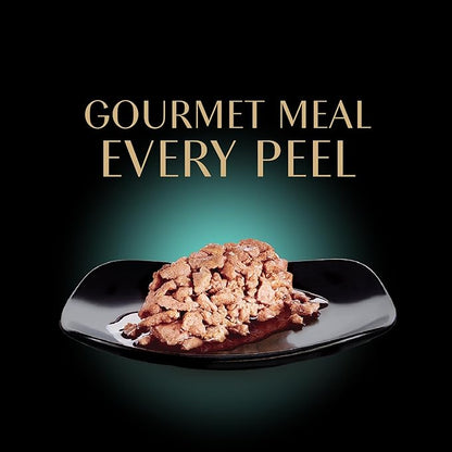 Sheba Perfect Portions Wet Cat Food Cuts in Gravy Variety Pack, with Sustainable Salmon, with Sustainable Tuna, and Delicate Whitefish & Tuna Entree, 2.6 oz. Twin-Pack Trays (24 Count, 48 Servings)