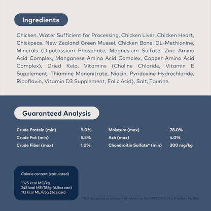 ZIWI Peak Wet Cat Food – All Natural, High Protein, Grain Free, Limited Ingredient, with Superfoods (Chicken, Case of 6, 3oz Cans)