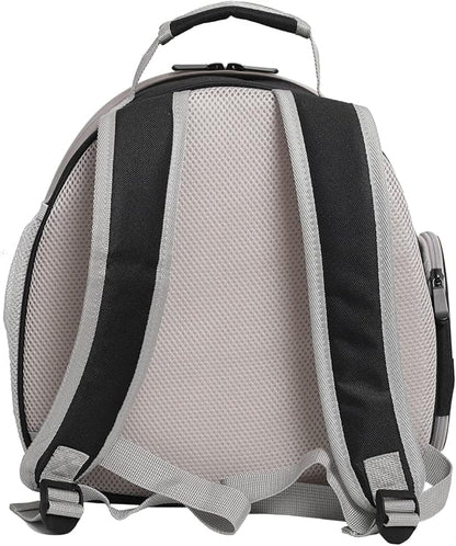 Guinea Pig Carrier, Guinea Pig Backpack with Clear Bubble Window (Black-Blue, Backpack)