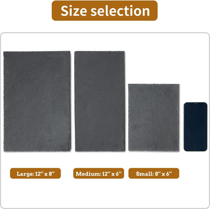 Tortoise Habitat basking Rock Feeding Dish Bearded Dragon/Lizard Original Rock Slab,Easy to Grind The Nails,with Non-Slip mats,Natural Food Bowl,Moisturizing Effect(Large- Size)