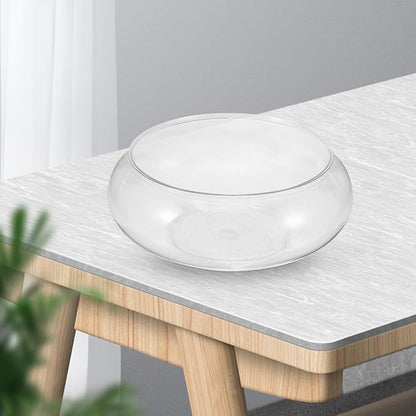 GANAZONO Clear Fish Bowl Vase Bubble Round Planter Terrarium Fish Bowl Aquatic Plant Pot Daffodil Pot Hydroponic Planter Tank Aquarium