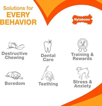 Nylabone Customer Favorites Power Chew Toy Bundle for Dogs, Indestructible Dog Toys for Aggressive Chewers, Pack of 3 Dog Toys, Flavor Medley, Large Dogs - Up to 50 lbs, 3 Pack