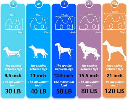 Pet Grooming Hammock for Medium/Large Dogs with Nail Clippers/Nail Trimmers/Grooming Scissors, Dog Grooming Harness for Nail Trimming, Pet Grooming Sling Helper