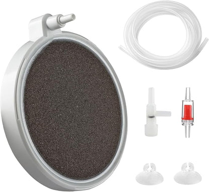 Fish Tank Air Stone, 2 Inch Nano Ultra-High Dissolved Oxygen Diffuser Bubbler, Make Super Tiny Bubbles for 2-30 Gall0n Hydroponics and Aquarium Fish Tank