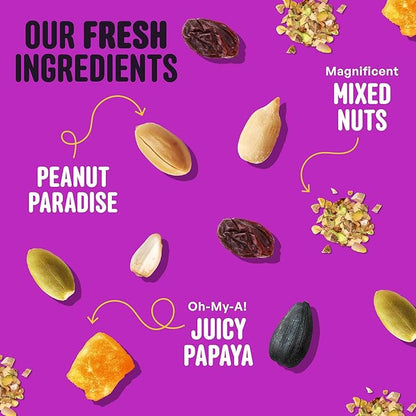 Nut & Fruit Wild Bird Seed – 10 lb. Gourmet Bird Food with Sunflower Hearts, Peanuts, Tree Nuts & Real Fruit – No Corn, Milo or Millet Bird Seed for Outside Feeders