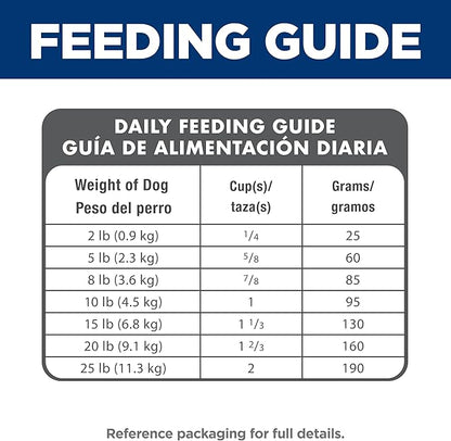 Hill's Science Diet Small & Mini, Adult 1-6, Small & Mini Breeds Premium Nutrition, Dry Dog Food, Chicken & Brown Rice, 15.5 lb Bag