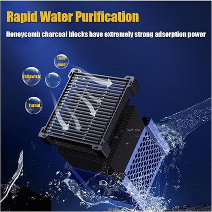 Pure Cube Water Trough Filter,Aquarium Filter,Filternatur Horse Water Trough Filter,Water Trough Purifier Cube for Fish Tanks,Ponds & Livestock Tanks,Super Strong Filtration and Odor Control