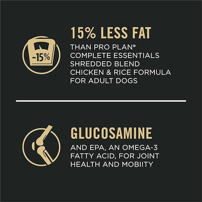 Purina Pro Plan Large Breed Weight Management Dry Dog Food, Chicken and Rice Formula - 34 lb. Bag