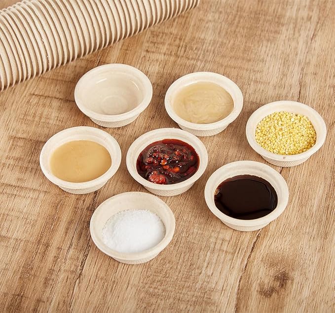 Paper Feeding Cups Samll 0.5 oz Gecko Food and Water Feeding Dish Ledge Accessories Bowls for Crested Gecko Lizards Reptiles Pets (Ledge+20cups)