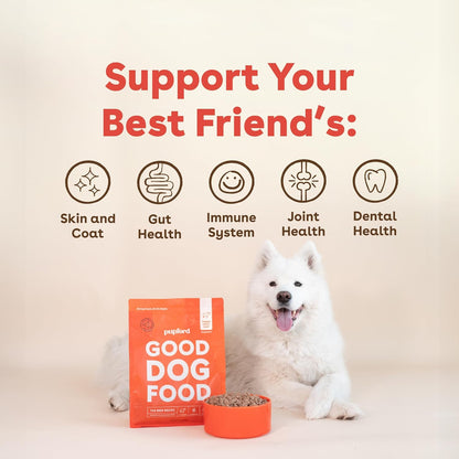 Pupford Good Dog Food, Freeze-Dried Raw, High-Protein, Superfood Ingredients, Vet-Approved, No Fillers or Artificial Additives (Beef Recipe, 25 oz)