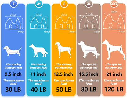 Dog Grooming Hammock - Upgrade Pet Grooming Harness for Nail Trimming (L 50lb), Dog Sling for Nail Clipping, Dog Hanging Holder Hanger for Cutting Nail with Nail Clippers