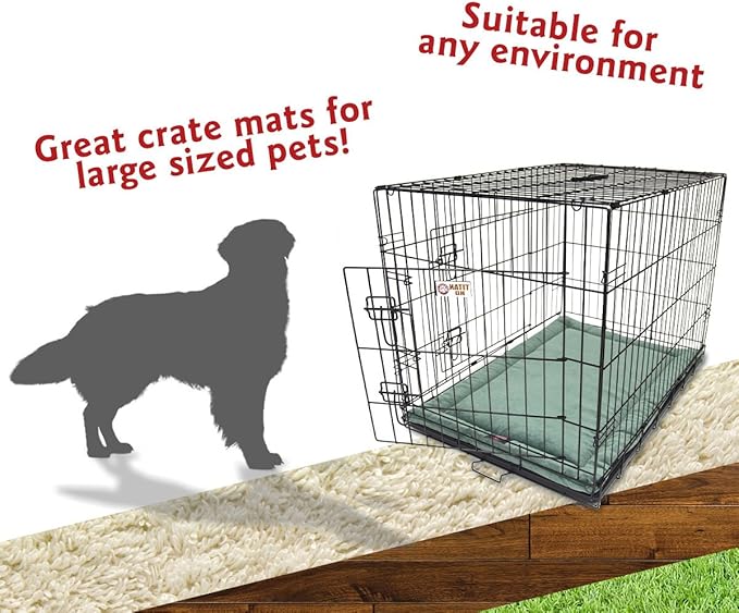 42" Villa Azure Blue Crate Dog Bed Mat By Majestic Pet Products