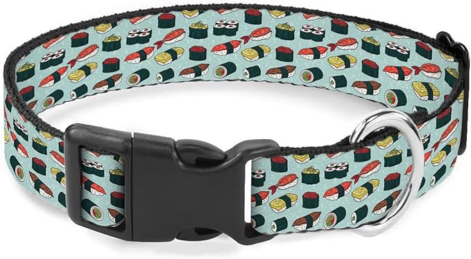 Japanese Sushi Dog Collar Pet Neck Strap for Small Medium Large Dogs Soft Adjustable Buckle