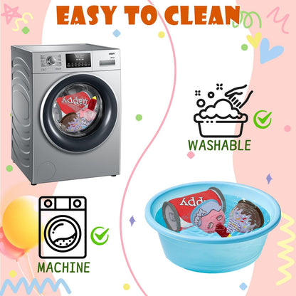 Dog Birthday Toy,No Stuffing Dog Toys for Puppy, Squeaky Plush Dog Toys for Large, Medium and Small Breeds, Balls Inside,Suitable Size Interactive Dog Toy for Indoor Outdoor Play