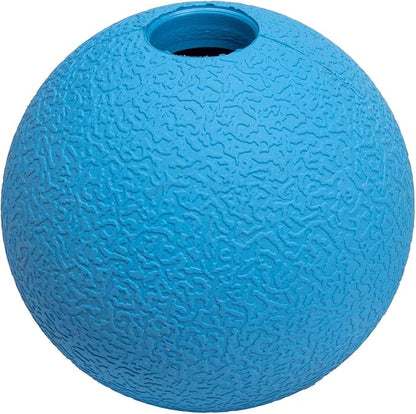 Amazon Basics Dog Toys, Interactive Fetch Rubber Balls, (Pack of 10), 2.5 inch, Multi-Color Blue/Orange