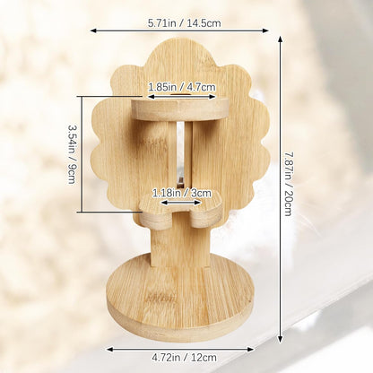 Hamiledyi Small Animal Water Bottle with Adjustable Stand & Hanging Hook - Leak-Proof Rodent Water Dispenser for Hamsters, Guinea Pigs, Gerbils(Style B)