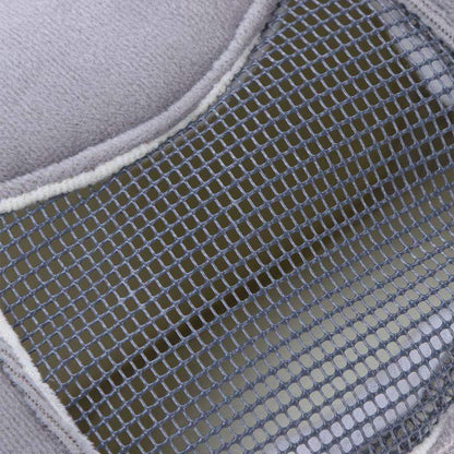 Wontee Hamster Carrier Bag Portable Outdoor Travel Handbag with Adjustable Single Shoulder Strap for Hamster Small Pets (Grey)