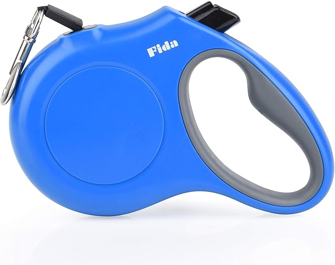 Fida Retractable Dog Leash, 16 ft Dog Walking Leash for Medium Dogs up to 44lbs, Tangle Free, Blue