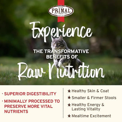 Primal Kibble in The Raw, Freeze Dried Cat Food, Chicken & Fish, Scoop & Serve, Made with Raw Protein, Whole Ingredient Nutrition, Crafted in The USA, Dry Cat Food, 64 Ounce (4 lb) Bag