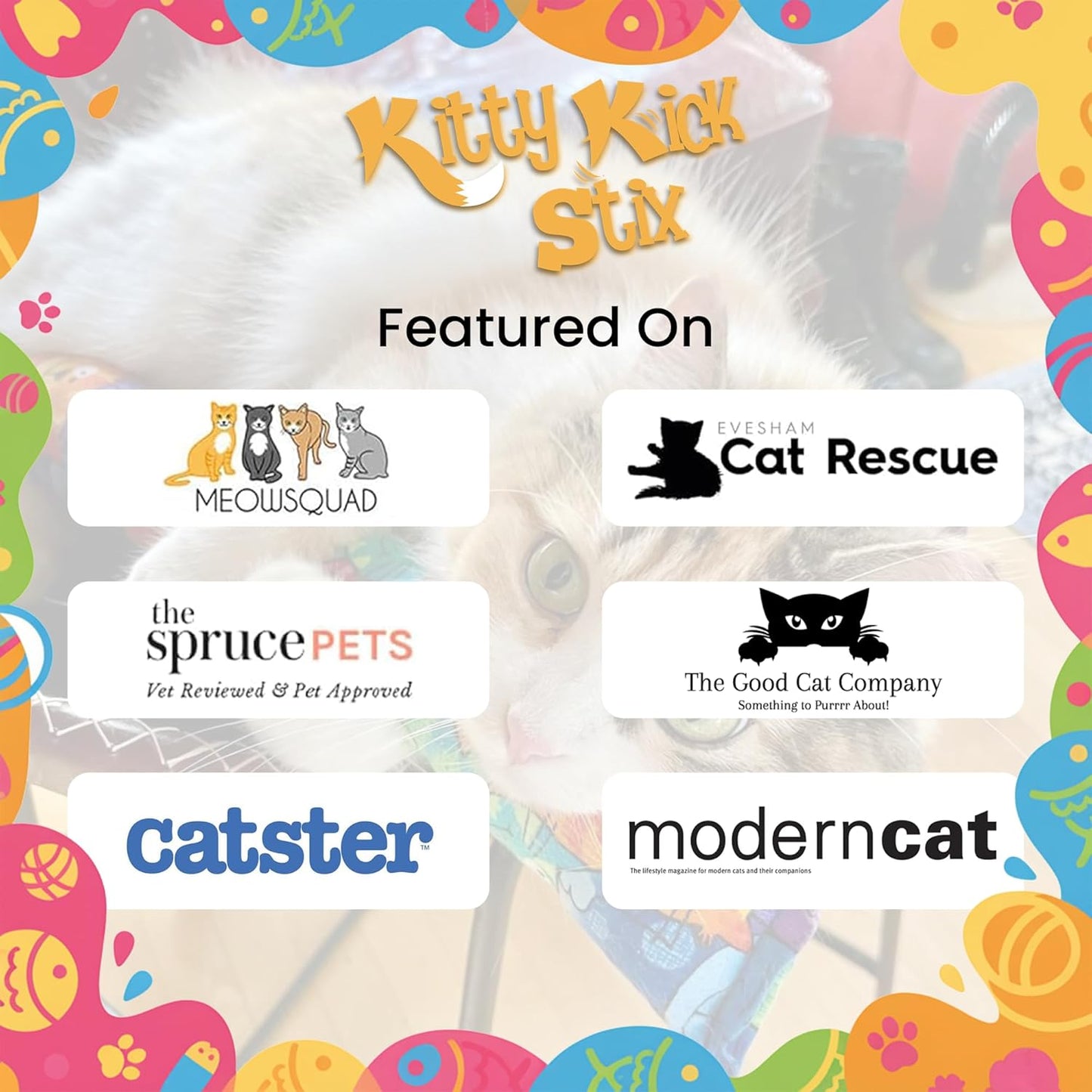 Catnip Kicker Toy Set of 2 (11") - Handmade in USA Durable Kicker Cat Toy - Catnip Kicker for Cats - Interactive Kicker Toys for Cats - Cat Kick Stick - Catnip Toys for Bored Indoor Pet