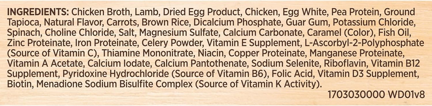 Nutrish Rachael Ray Premium Natural Wet Dog Food, Savory Lamb Stew Recipe, 8 Ounce Tub (Pack of 8)