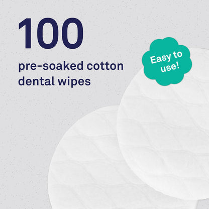 Petpost Dental Wipes for Dogs | 100 Count Presoaked Pads in Natural Tooth Cleaning Solution | Bad Breath and Tooth Buildup Remover