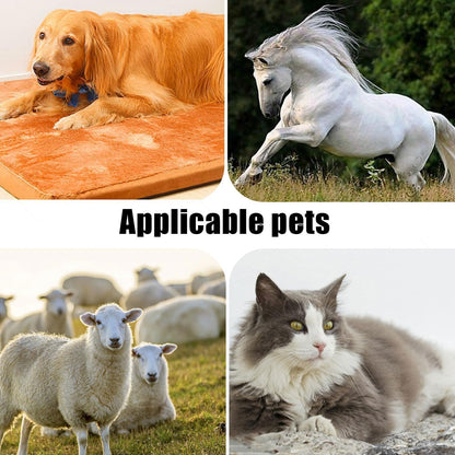 10W Wide Blades for Dog Grooming Blades Compatible with Andis Dog Clippers Blades,Dog Clipper Blades Compatible with Oster A5,Wahl km10 Dog Clippers for Horse Dog Cat Animals