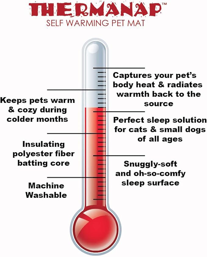 Furhaven ThermaNAP Self-Warming Cat Bed for Indoor Cats & Small Dogs, Washable & Reflects Body Heat - Quilted Faux Fur Reflective Bed Mat - Espresso, Small