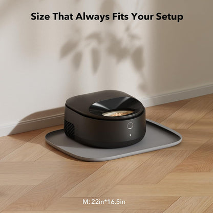 PETLIBRO Pet Mats for Dogs and Cats, Extra Large Dog Bowl Mat for Feeder or Fountain, Non-Slip Waterproof Pet Feeding Mat for PLAF103 Dual Tray, PLAF109, PLAF203 Dual Tray, PLAF301, 22''x16.5''