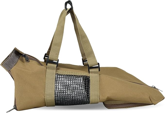 Cinf Cat Nail Clipping Cleaning Grooming Restraint Bag No Scratching Biting for Bathing Nail Trimming Injecting Examining(Tan,M)