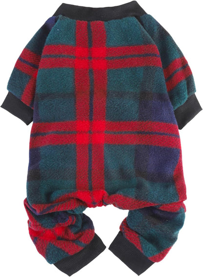 SCENEREAL Dog Pajamas for Small to Large Dogs Soft Pet Sweater Clothes Warm Puppy Onesie Outfits for Doggie Winter Christmas - Dog Jammies Pjs