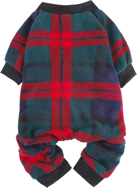 SCENEREAL Dog Pajamas for Small to Large Dogs Soft Pet Sweater Clothes Warm Puppy Onesie Outfits for Doggie Winter Christmas - Dog Jammies Pjs