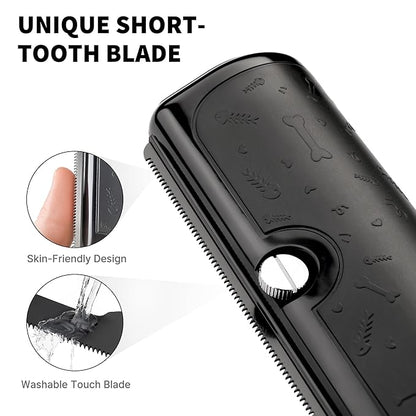 Cat & Dog Deshedding Brush – Gentle Pet Hair Remover Comb for Shedding, Effective Grooming Tool for Long & Short Hair, Comfortable Grip, Easy to Clean, Professional Pet Brush