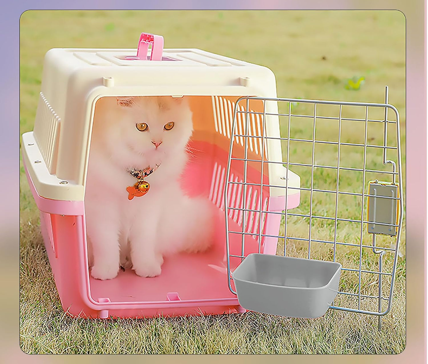 26 Pack Rabbit Feeder for Cage Chicken Waterer 21 oz Food Water Cat Treats Cups Puppy Hanging Feeding Dish Coop Bowl Watering Container Drinker Pigeon Bird Bath