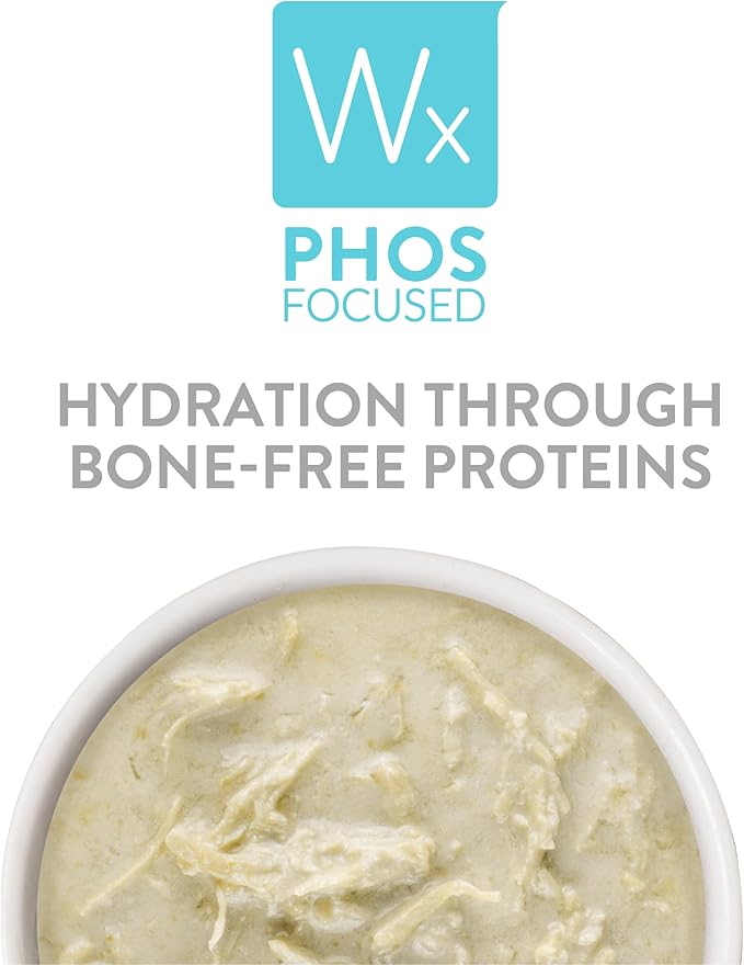 Weruva Wx Phos Focused Chicken Formula in Gravy 5.5oz Can, Pack of 8