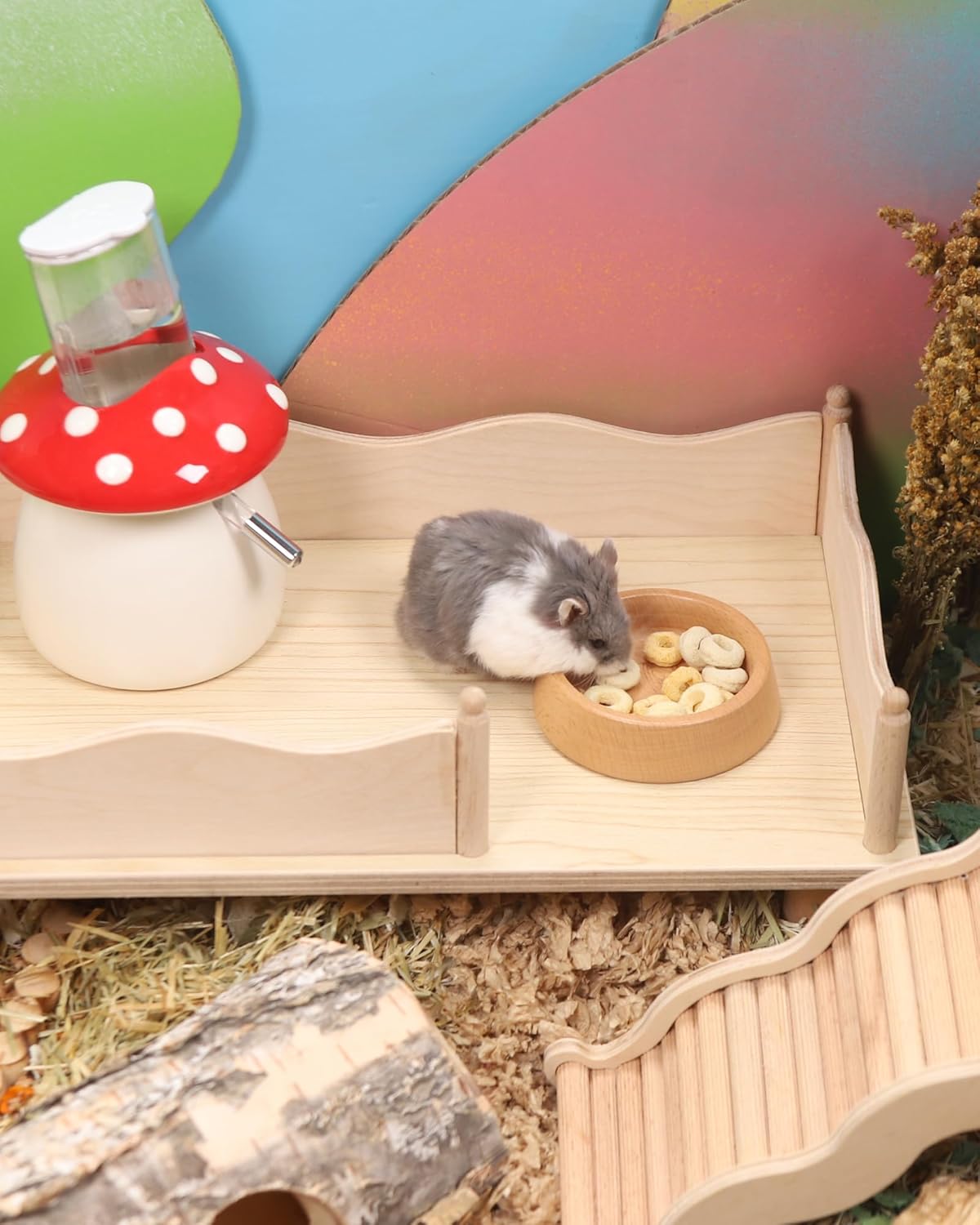 Niteangel Hamster Snack & Treats Toy: - Small Animal Natural Treat Mix for Dwarf Syrian Robo Hamsters Gerbils Mice Lemmings Degus or Other Small-Sized Pets
