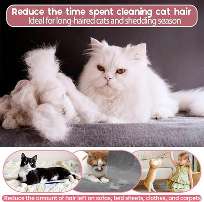 QBLEEV Cat Onesie for Cats After Surgery, Sticky Hair Cat Pajamas for Cats Only, Recovery Suit Shirt for Male Female, Full Body Long Sleeve Surgical Bodysuit, Stop Licking & Shedding