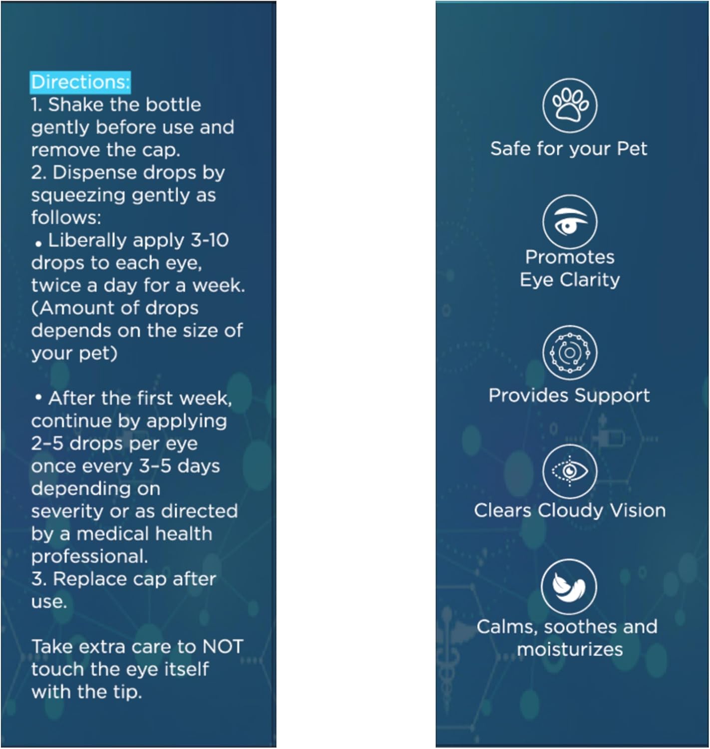 NOVEHA Pet Drops | Advanced Lanosterol Solution + NAC (2 x 10 mL)